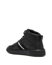 schwarze hohe Sneakers aus Leder von Bally