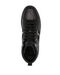 schwarze hohe Sneakers aus Leder von Bally