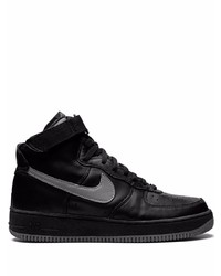 schwarze hohe Sneakers aus Leder von Nike