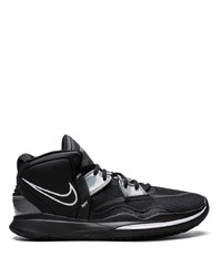 schwarze hohe Sneakers aus Leder von Nike