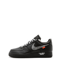 schwarze hohe Sneakers aus Leder von Nike