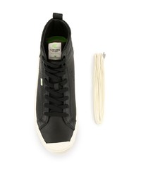 schwarze hohe Sneakers aus Leder von Cariuma