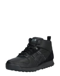 schwarze hohe Sneakers aus Leder von Onitsuka Tiger