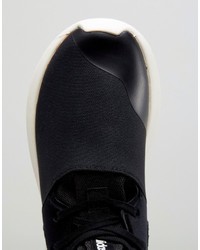 schwarze hohe Sneakers aus Leder von adidas