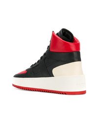 schwarze hohe Sneakers aus Leder von Fear Of God