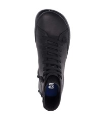 schwarze hohe Sneakers aus Leder von Camper