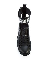 schwarze hohe Sneakers aus Leder von Fenty X Puma