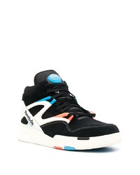 schwarze hohe Sneakers aus Leder von Reebok