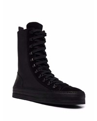 schwarze hohe Sneakers aus Leder von ANN DEMEULEMEESTE