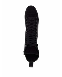 schwarze hohe Sneakers aus Leder von ANN DEMEULEMEESTE