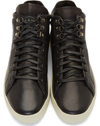 schwarze hohe Sneakers aus Leder von Rag and Bone