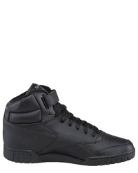 schwarze hohe Sneakers aus Leder von Reebok Classic