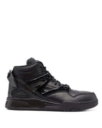 schwarze hohe Sneakers aus Leder von Reebok