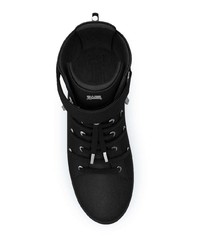 schwarze hohe Sneakers aus Leder von Swear