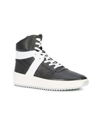 schwarze hohe Sneakers aus Leder von Fear Of God