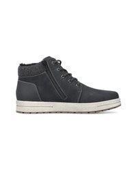 schwarze hohe Sneakers aus Leder von Rieker