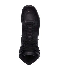 schwarze hohe Sneakers aus Leder von Misbhv