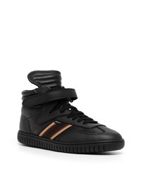 schwarze hohe Sneakers aus Leder von Bally