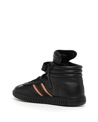 schwarze hohe Sneakers aus Leder von Bally