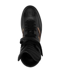 schwarze hohe Sneakers aus Leder von Bally