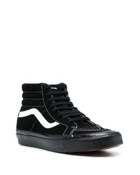 schwarze hohe Sneakers aus Leder von Vans