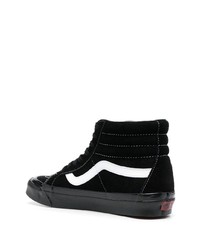 schwarze hohe Sneakers aus Leder von Vans