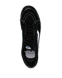 schwarze hohe Sneakers aus Leder von Vans