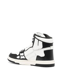 schwarze hohe Sneakers aus Leder von Amiri