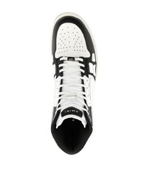 schwarze hohe Sneakers aus Leder von Amiri