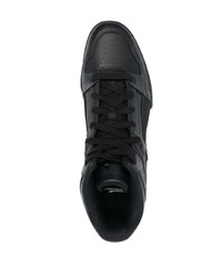 schwarze hohe Sneakers aus Leder von Puma