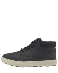 schwarze hohe Sneakers aus Leder von Timberland