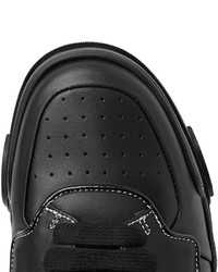 schwarze hohe Sneakers aus Leder von Givenchy