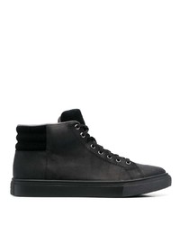 schwarze hohe Sneakers aus Leder von UGG