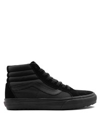 schwarze hohe Sneakers aus Leder von Vans