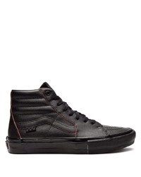 schwarze hohe Sneakers aus Leder von Vans