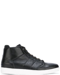 schwarze hohe Sneakers aus Leder von WANT Les Essentiels