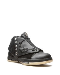 schwarze hohe Sneakers aus Leder von Jordan