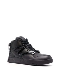 schwarze hohe Sneakers aus Leder von Reebok