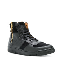 schwarze hohe Sneakers aus Leder von Marc Jacobs