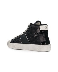 schwarze hohe Sneakers aus Pailletten von MOA - Master of Arts