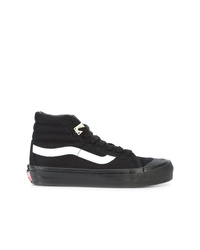 schwarze hohe Sneakers aus Segeltuch von 1017 Alyx 9Sm