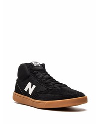 schwarze hohe Sneakers aus Segeltuch von New Balance