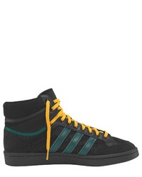 schwarze hohe Sneakers aus Segeltuch von adidas Originals