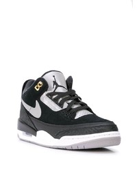 schwarze hohe Sneakers aus Segeltuch von Nike