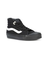 schwarze hohe Sneakers aus Segeltuch von 1017 Alyx 9Sm