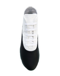 schwarze hohe Sneakers aus Segeltuch von Marni