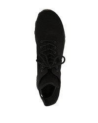 schwarze hohe Sneakers aus Segeltuch von Yohji Yamamoto