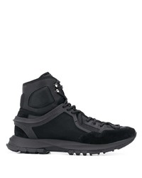 schwarze hohe Sneakers aus Segeltuch von Givenchy
