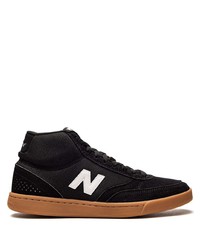 schwarze hohe Sneakers aus Segeltuch von New Balance