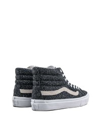 schwarze hohe Sneakers aus Segeltuch von Vans